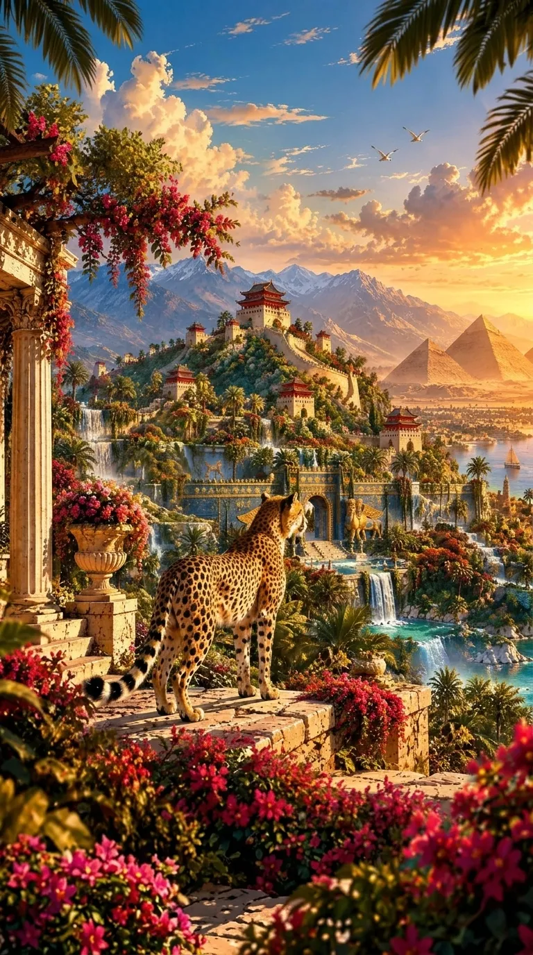 الأهرامات وبابل واليونان والصين في مدينة واحدة